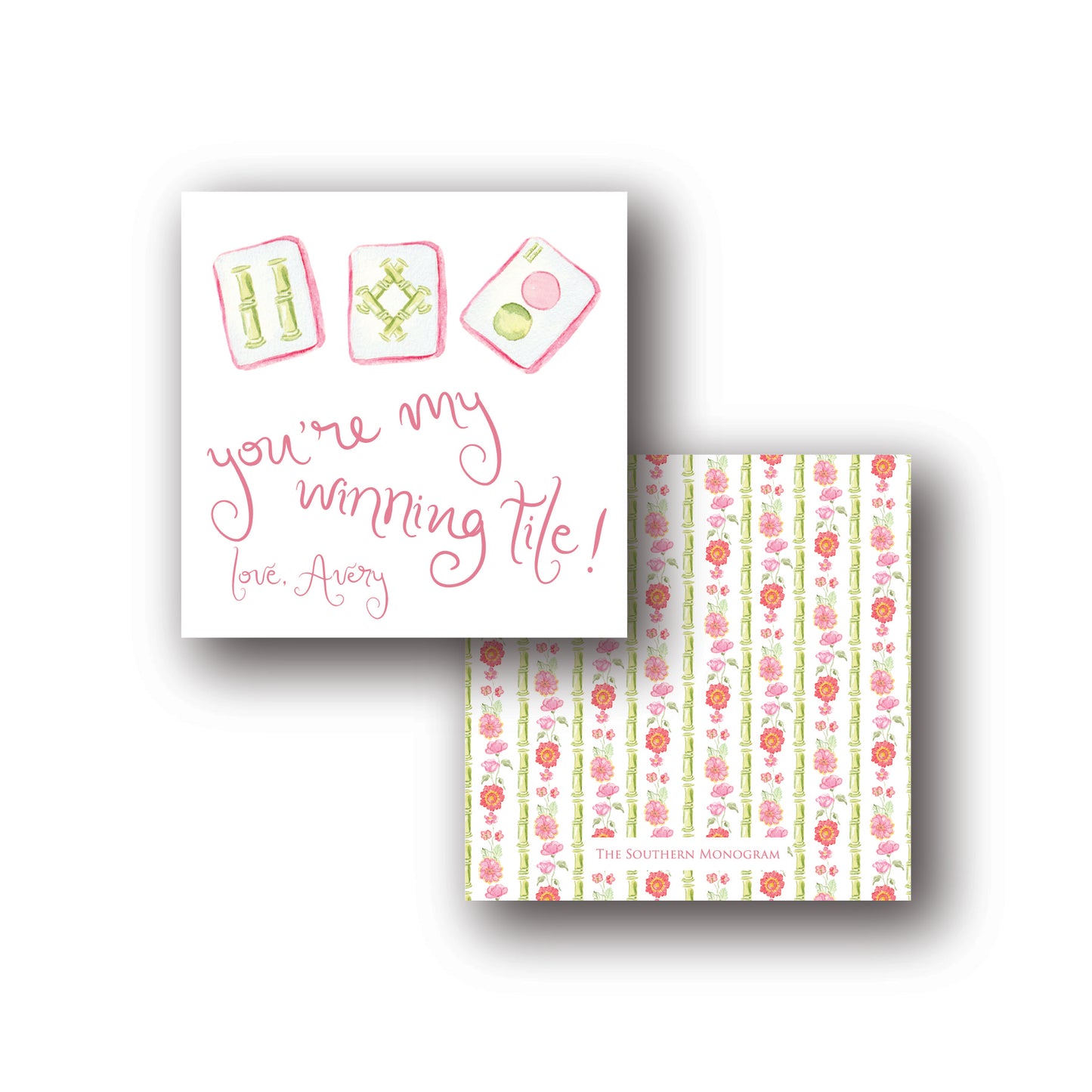 Winning Tile Mahjong Gift Tags